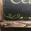 Cead Mile Failte Rustic Wood Sign with Tiny Shamrock | Irish Welcome Sign - Image 4