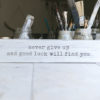 Never Give Up and Good Luck Will Find You Wood Sign | Rustic Wall Decor | Motivational Sign - Image 2