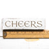 Cheers Wood Block Mini Sign |Bar Decor | Tiered Tray, Desk or Shelf | 5.5 inches x 1.5 inches - Image 3