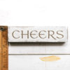 Cheers Wood Block Mini Sign |Bar Decor | Tiered Tray, Desk or Shelf | 5.5 inches x 1.5 inches - Image 4