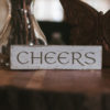 Cheers Wood Block Mini Sign |Bar Decor | Tiered Tray, Desk or Shelf | 5.5 inches x 1.5 inches - Image 5