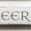 Cheers Wood Block Mini Sign |Bar Decor | Tiered Tray, Desk or Shelf | 5.5 inches x 1.5 inches - Image 9