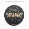 Don't Stop Believing Mini Wood Sign | Good Vibes | Shooting Star | Stars | Circle Wood Sign | One Sign - Image 4