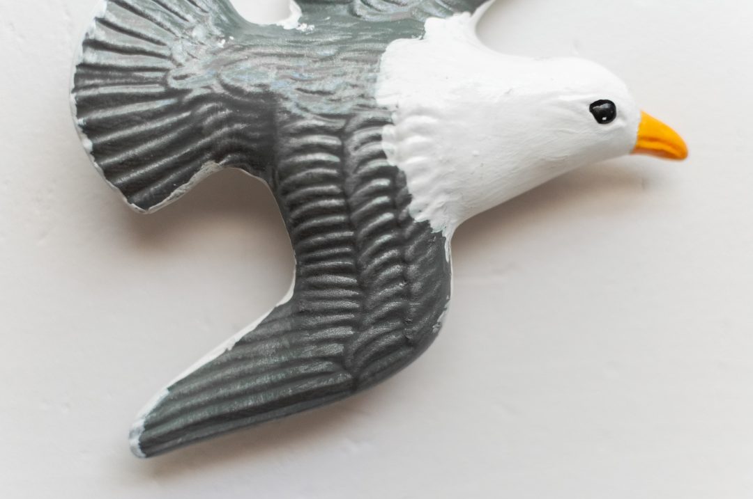 Vintage Ceramic Seagull Wall Hangings - Image 2