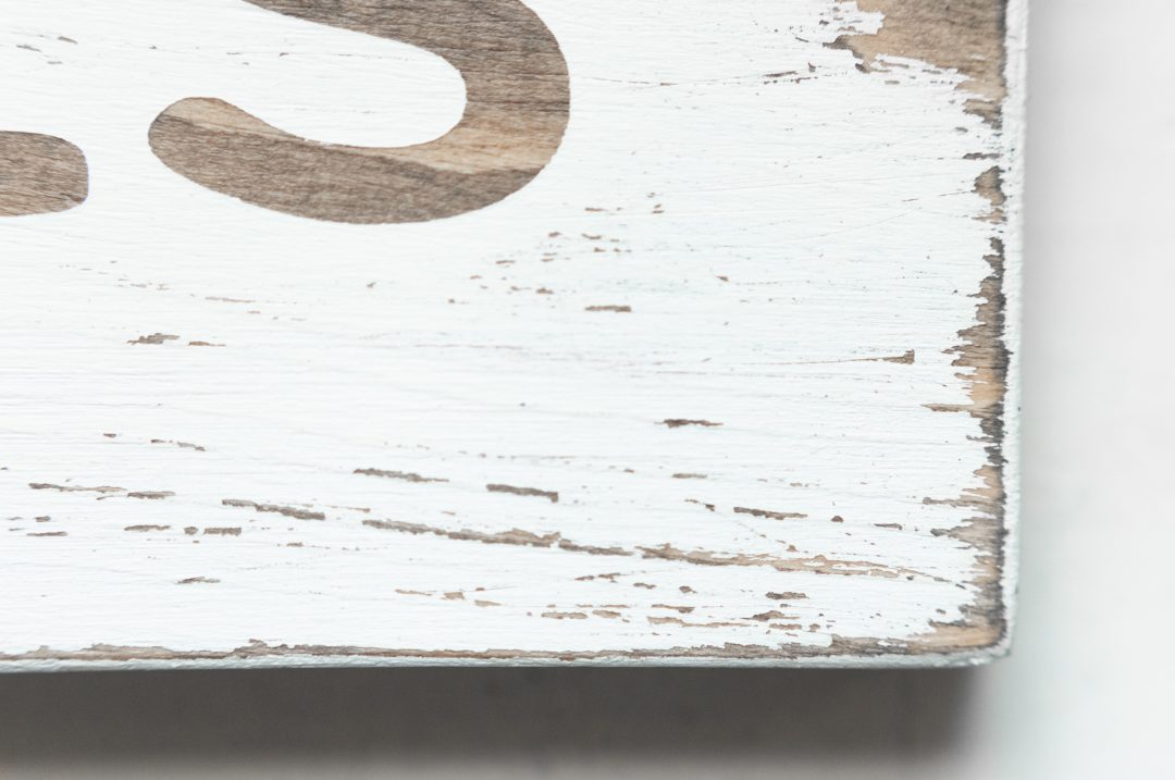 Happiness Comes in Waves Handmade Wood Beach Sign - Image 2