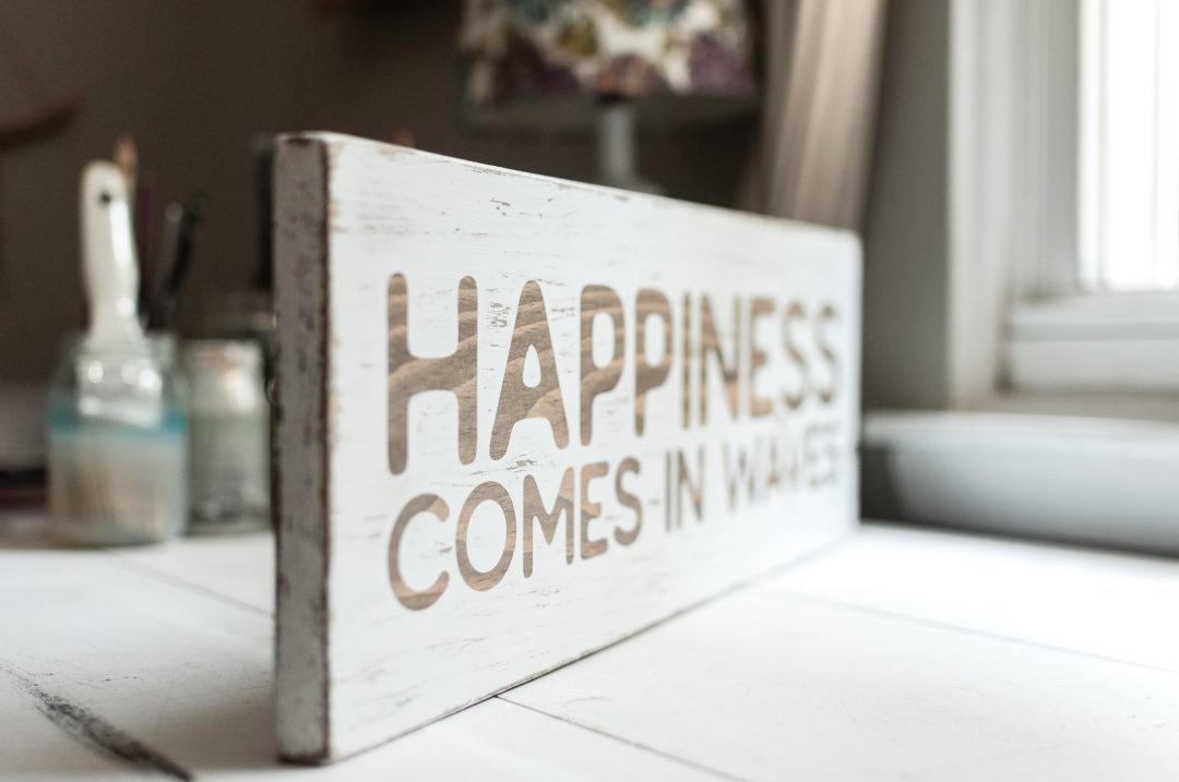 Happiness Comes in Waves Handmade Wood Beach Sign - Image 6