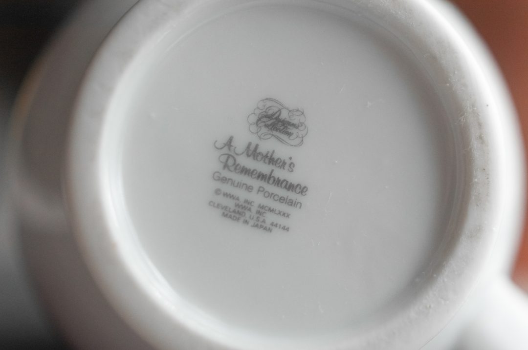 Vintage "A Mother's Remembrance" 4-inch Porcelain Creamer - Image 4
