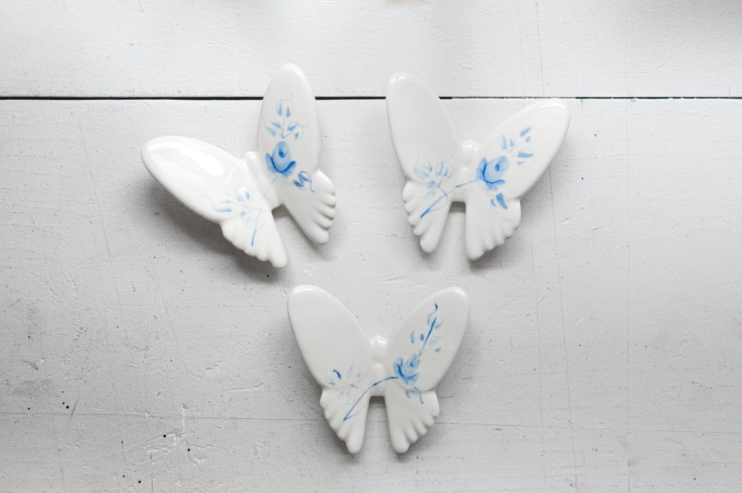 Vintage "Lasting Products Inc." Butterfly Wall Hangings - Image 2